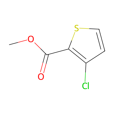 3-氯噻吩-2-羧酸甲酯结构图
