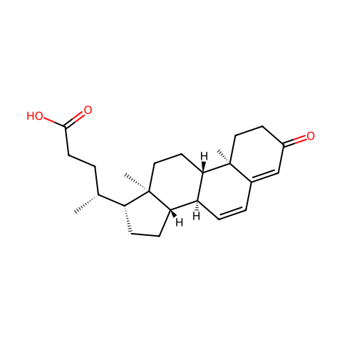 3-oxo-chola-4,6-dien-24-oic acid结构图