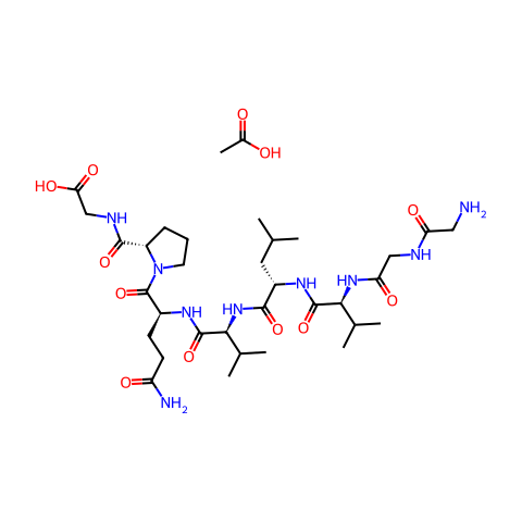 Larazotide acetate结构图