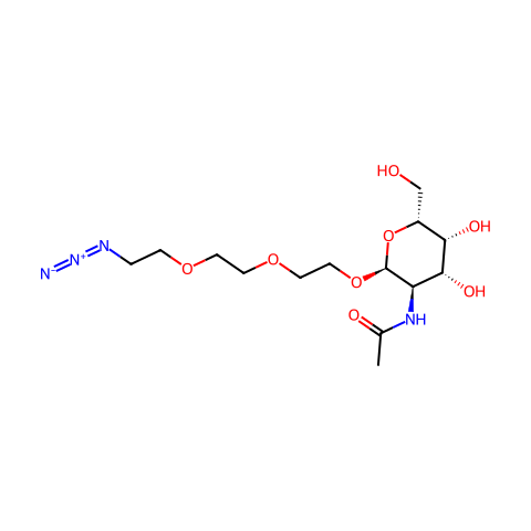 alpha-GalNAc-TEG-N3结构图