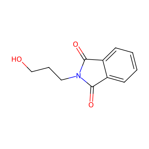 N-(3-羟丙基)酞亚胺结构图