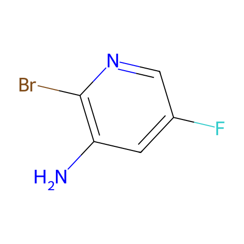 3-氨基-2-溴-5-氟吡啶结构图