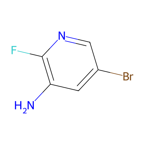 3-氨基-5-溴-2-氟嘧啶结构图