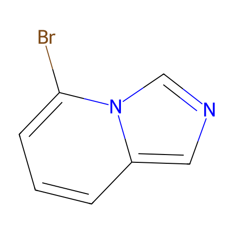 5-溴咪唑[1,5-A]吡啶结构图