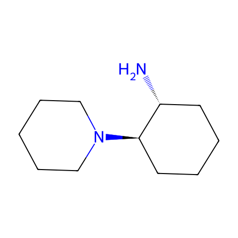 (1R,2R)-trans-2-(1-Piperidinyl) cyclohexylaMine结构图