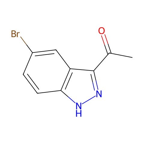 Ethanone,1-(5-broMo-1H-indazol-3-yl)-结构图