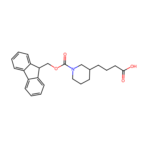 4-(1-FMOC-PIPERIDIN-3-YL)-BUTYRIC ACID结构图
