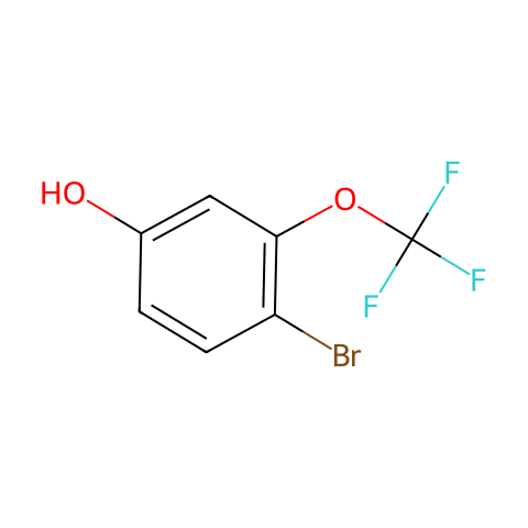 4-溴-3-三氟甲氧基-苯酚,97%结构图