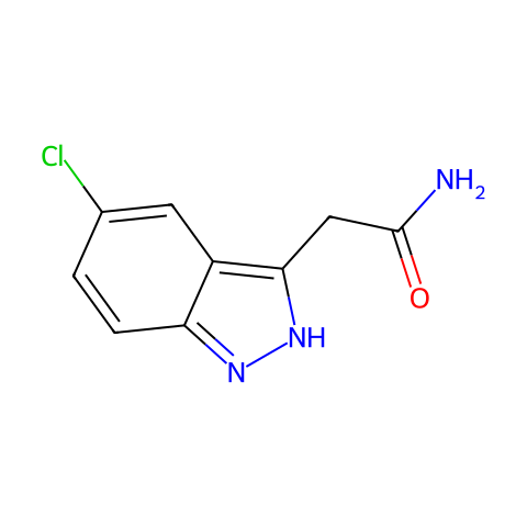 2-(5-Chloro-1H-indazol-3-yl)-acetamide结构图