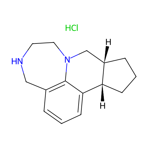 Vabicaserin hydrochloride结构图