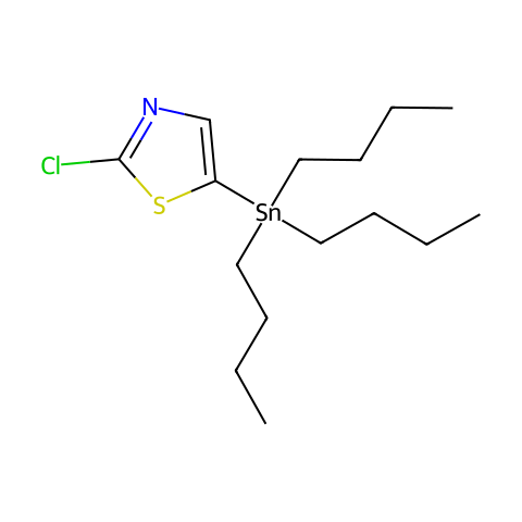 2-氯-5-(三正丁基锡)噻唑结构图