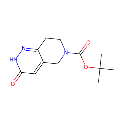 6-N-BOC-5,6,7,8-TETRAHYDRO-PYRIDO[4,3-C]PYRIDAZIN-3-OL结构图