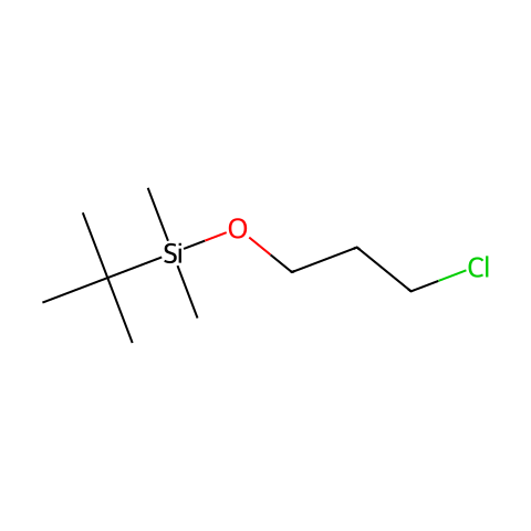 1-(叔丁基二甲基硅基)-3-氯丙烷结构图