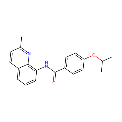 4-isopropoxy-N-(2-methylquinolin-8-yl)benzamide结构图