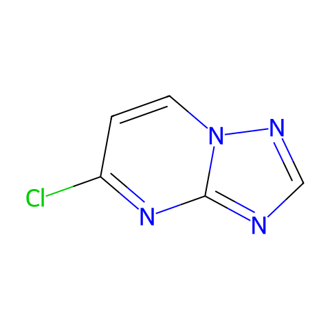 5-氯-[1,2,4]三唑并[1,5-A]嘧啶结构图
