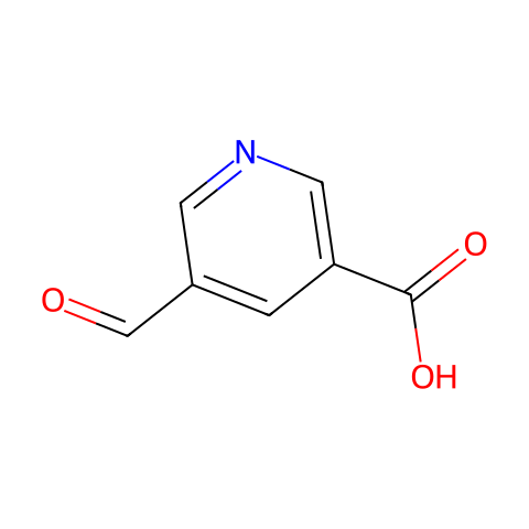 5-FORMYLNICOTINIC ACID结构图