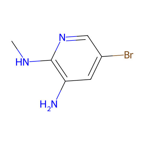 5-BroMo-2-N-Methylpyridine-2,3-diaMine结构图