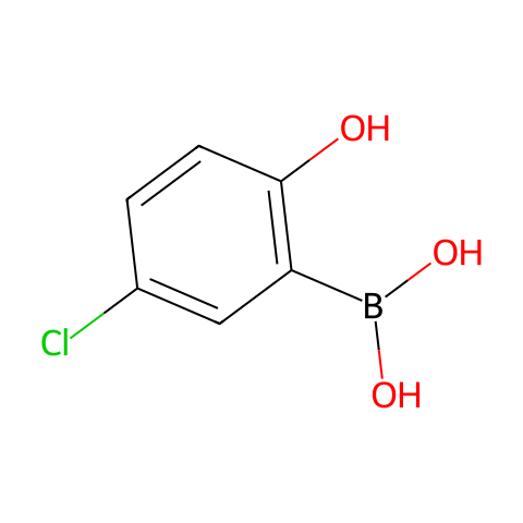 (5-氯-2-羟基苯基)硼酸 (含不同量的酸酐)结构图