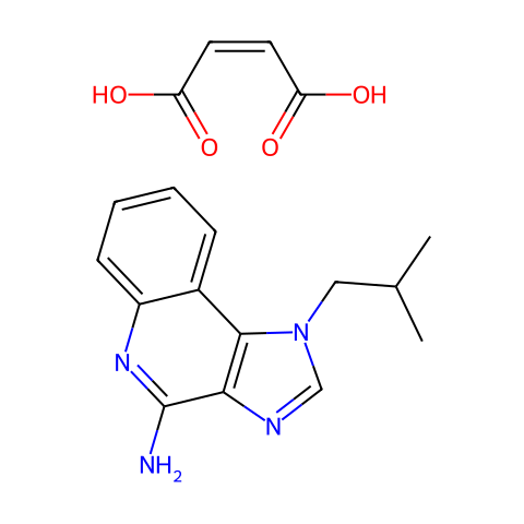 Imiquimod (maleate)结构图