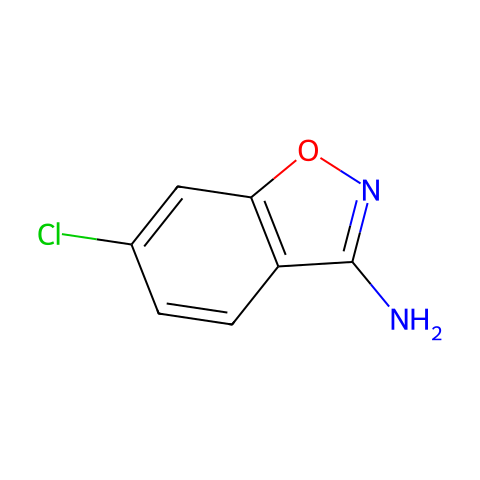 1,2-Benzisoxazol-3-amine,6-chloro-(9CI)结构图
