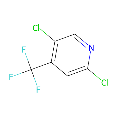 2,5-二氯-4-(三氟甲基)吡啶结构图