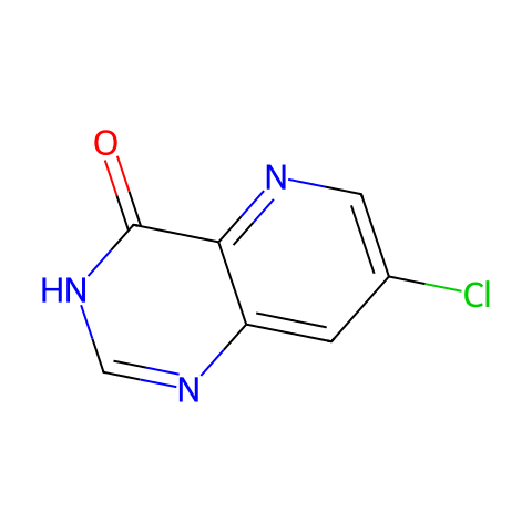 7-chloro-3H-pyrido[3,2-d]pyrimidin-4-one结构图