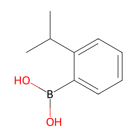 2-异丙基苯硼酸（含有数量不等的酸酐）结构图