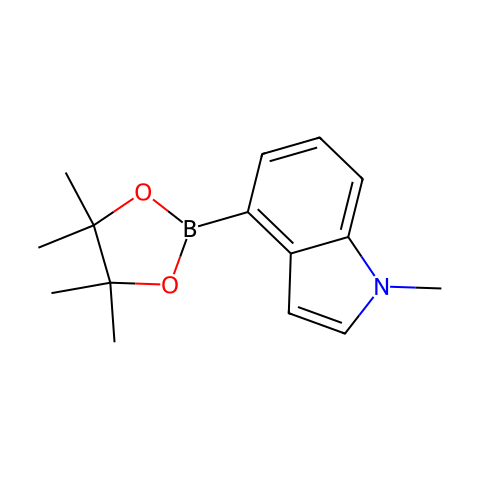 1-METHYLINDOL-4-BORONIC ACID, PINACOL ESTER结构图