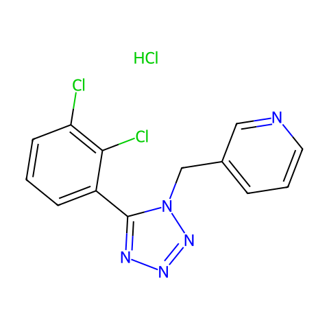 A 438079 hydrochloride结构图