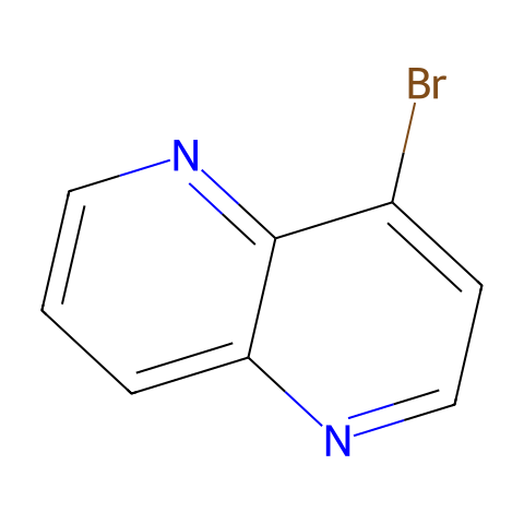 4-溴-1,5-萘啶结构图