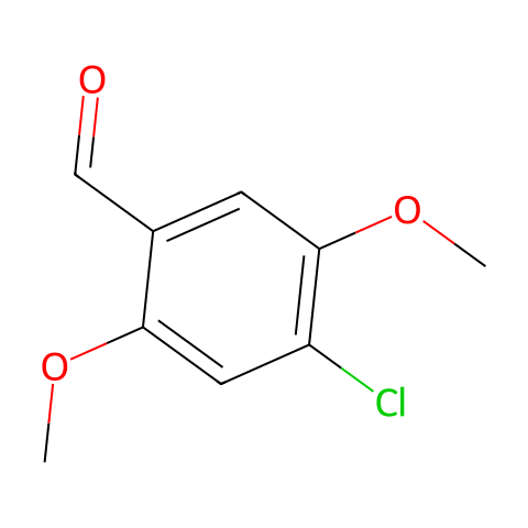 4-氯-2,5-二甲氧基-苯甲醛结构图