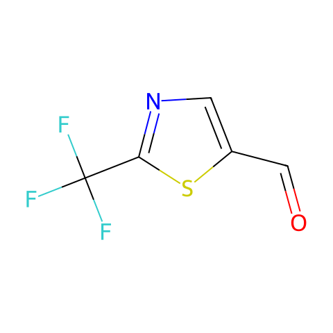 5-Formyl-2-(trifluoromethyl)-1,3-thiazole结构图