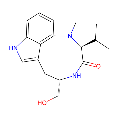(-)-INDOLACTAM V结构图