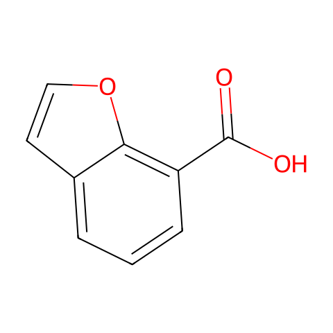 苯并呋喃-7-羧酸结构图