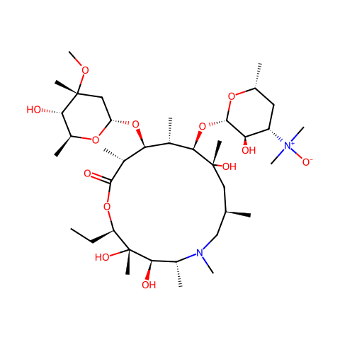 阿奇霉素N-氧化物(阿奇霉素杂质L)结构图