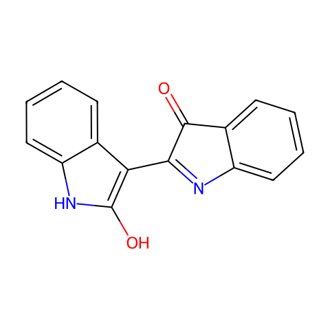 (Z)-[2,3’-Biindolinylidene]-2’,3-dione结构图