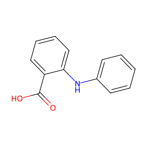 N-苯基邻氨基苯甲酸(钒试剂)结构图