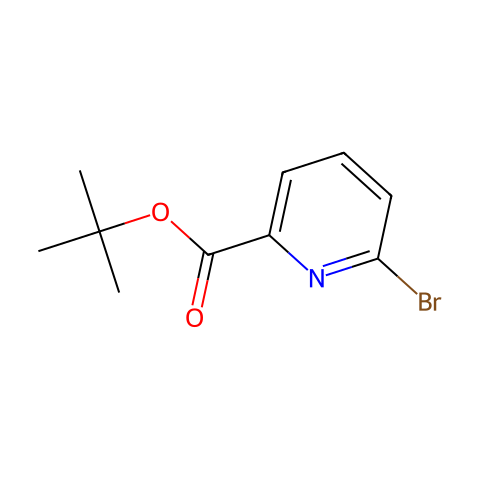 6-bromo-pyridine-2-carboxylic acid tert-butyl ester结构图