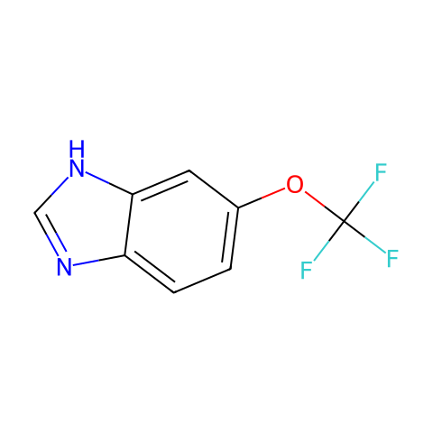 5-TRIFLUOROMETHOXY-1H-BENZIMIDAZOLE结构图