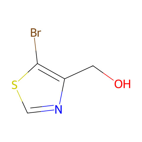 5-溴-4-噻唑甲醇结构图