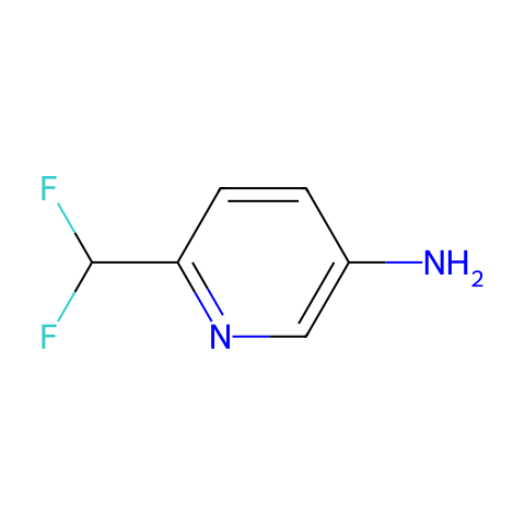 6-(DifluoroMethyl)pyridin-3-aMine结构图
