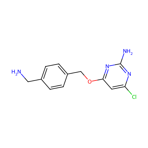 4-((4-(Aminomethyl)benzyl)oxy)-6-chloropyrimidin-2-amine结构图
