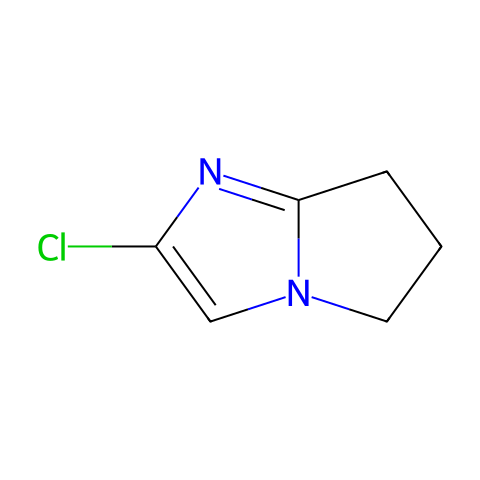 2-chloro-6,7-dihydro-5H-Pyrrolo[1,2-a]iMidazole结构图