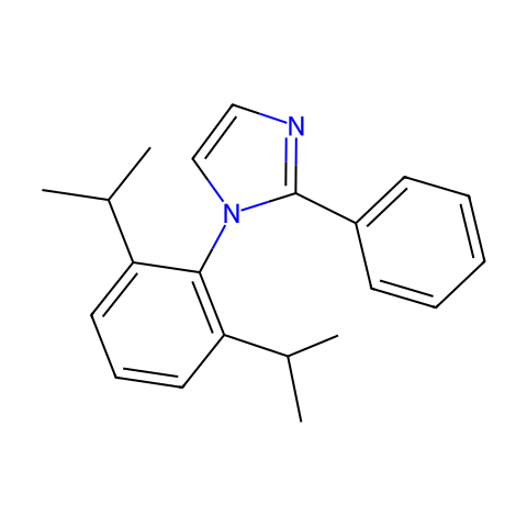 1-(2,6-Diisopropylphenyl)-2-phenyl-1H-iMidazole结构图