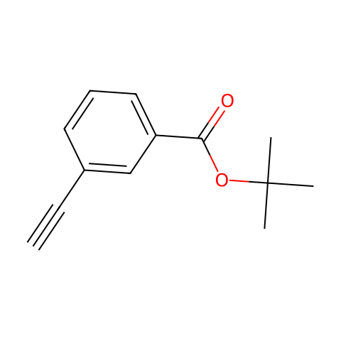 tert-Butyl 3-ethynylbenzoate结构图