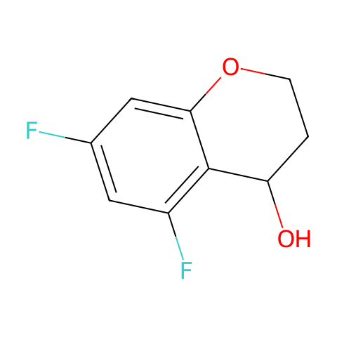 5,7-difluorochroman-4-ol结构图