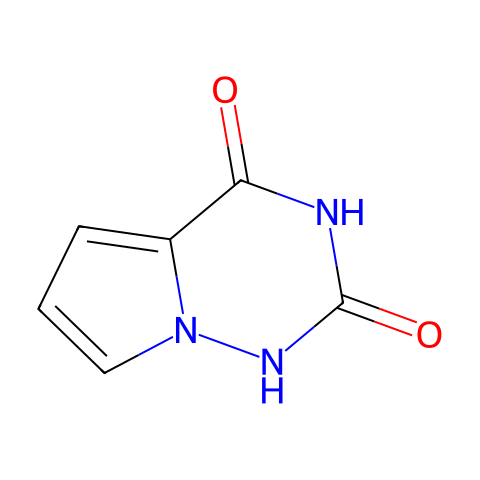 吡咯并[2,1-F][1,2,4]三嗪-2,4(1H,3H)-2-酮结构图