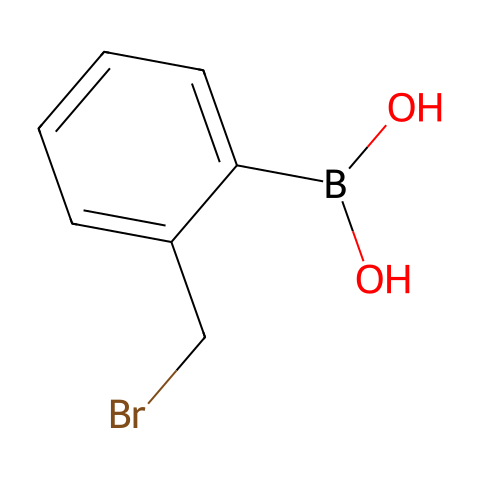 2-(溴甲基)苯硼酸结构图