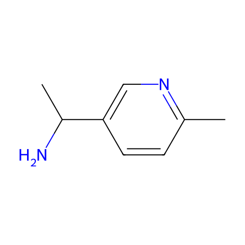 1-(6-甲基-吡啶-3-基)-乙胺结构图