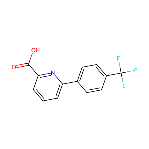 6-(4-Trifluoromethylphenyl)-picolinic acid结构图